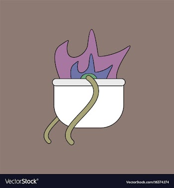 Flat icon design collection military cauldron pot vector image