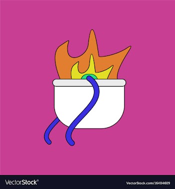 Flat icon design collection military cauldron pot vector image