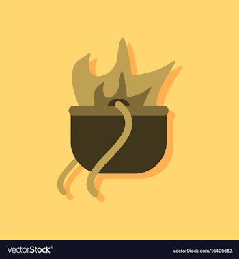 Flat icon design collection military cauldron pot vector image