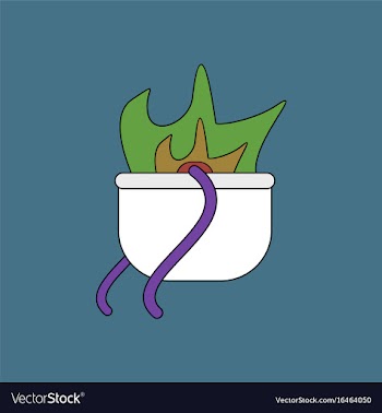 Flat icon design collection military cauldron pot vector image