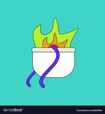 Flat icon design collection military cauldron pot vector image