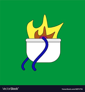 Flat icon design collection military cauldron pot vector image