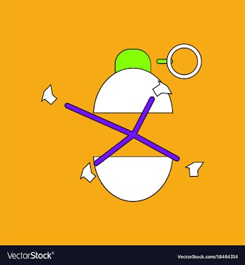 Flat icon design collection military grenade blast vector image