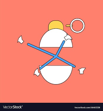 Flat icon design collection military grenade blast vector image