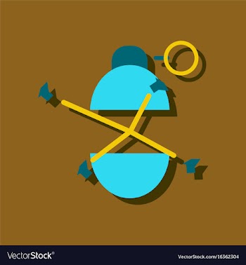 Flat icon design collection military grenade vector image
