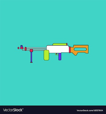Flat icon design collection military heavy vector image