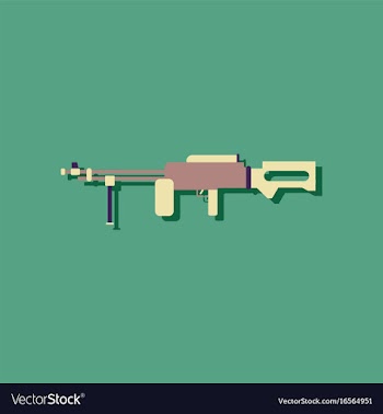 Flat icon design collection military heavy vector image