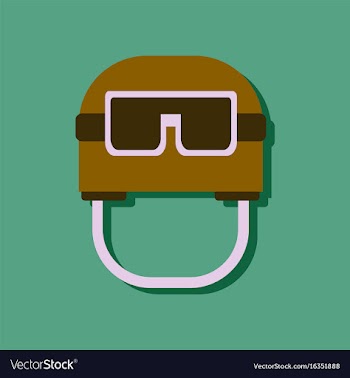 Flat icon design collection military helmet with vector image