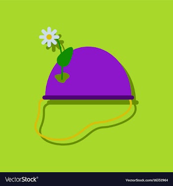 Flat icon design collection military helmet with vector image