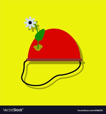 Flat icon design collection military helmet with vector image
