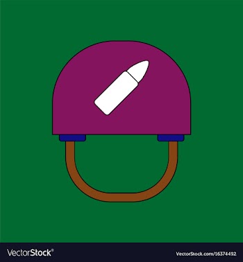 Flat icon design collection military helmet with vector image