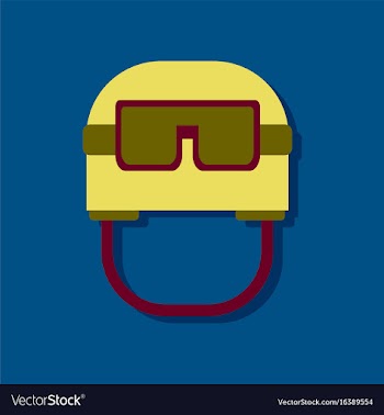 Flat icon design collection military helmet with vector image