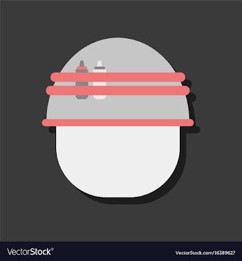 Flat icon design collection military helmet with vector image