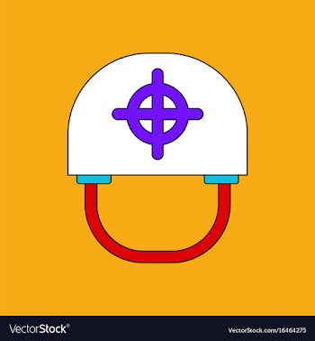 Flat icon design collection military helmet with vector image