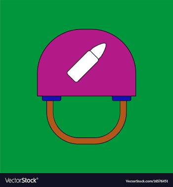 Flat icon design collection military helmet with vector image