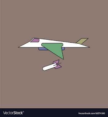 Flat icon design collection military jet fighter vector image