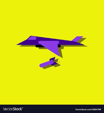 Flat icon design collection military jet fighter vector image