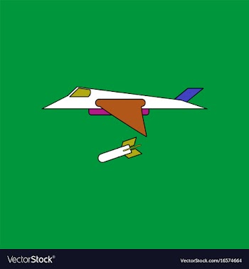 Flat icon design collection military jet fighter vector image