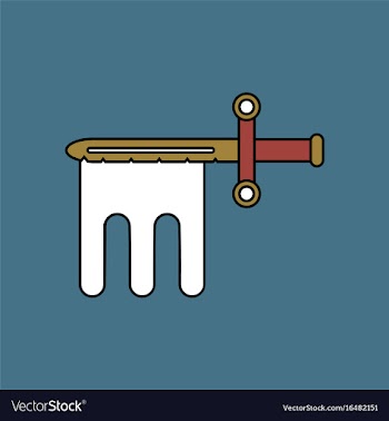 Flat icon design collection military knife with vector image