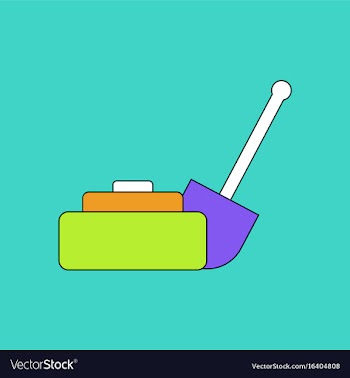 Flat icon design collection military mine and vector image
