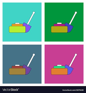 Flat icon design collection military mine and vector image