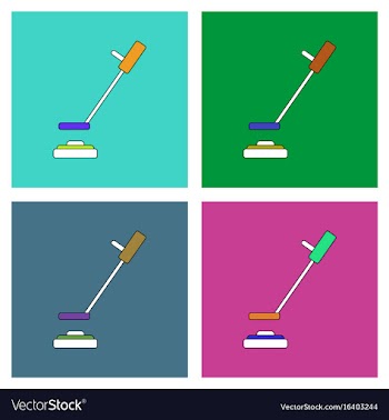 Flat icon design collection military mine detector vector image