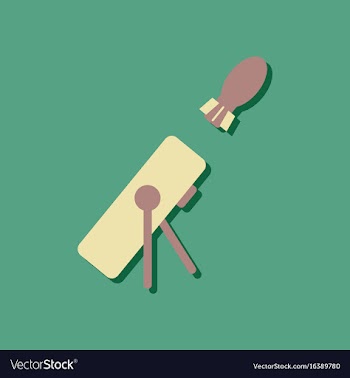 Flat icon design collection military mortar and vector image