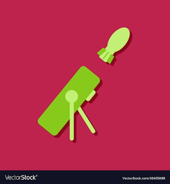 Flat icon design collection military mortar and vector image