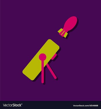 Flat icon design collection military mortar and vector image