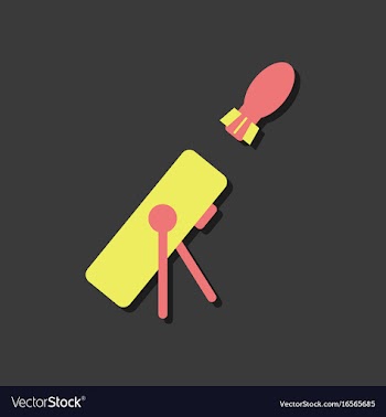 Flat icon design collection military mortar and vector image