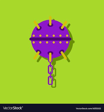Flat icon design collection military naval mine vector image