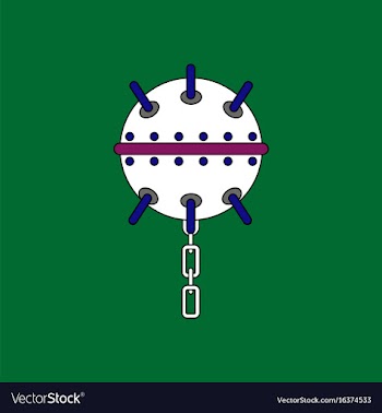 Flat icon design collection military naval mine vector image