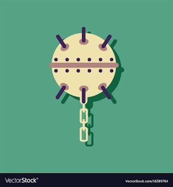 Flat icon design collection military naval mine vector image