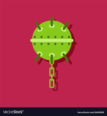 Flat icon design collection military naval mine vector image