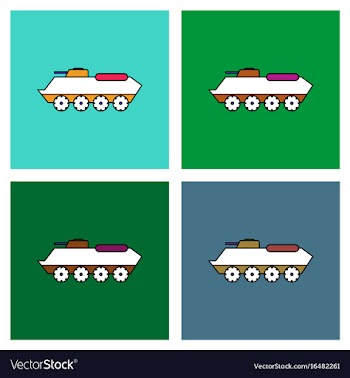 Flat icon design collection military personal vector image