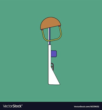 Flat icon design collection military rifle and vector image