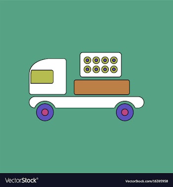 Flat icon design collection military rocket vector image