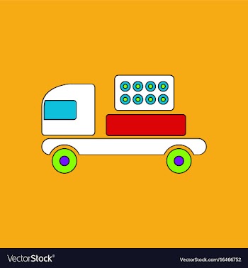 Flat icon design collection military rocket vector image