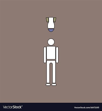 Flat icon design collection military shell and man vector image