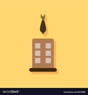 Flat icon design collection military shell and vector image