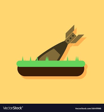 Flat icon design collection military shell in vector image