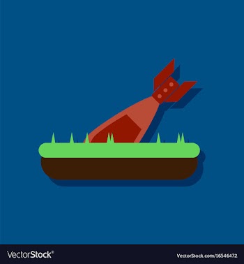 Flat icon design collection military shell in vector image