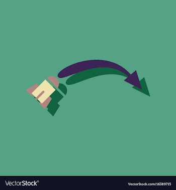 Flat icon design collection military shell vector image