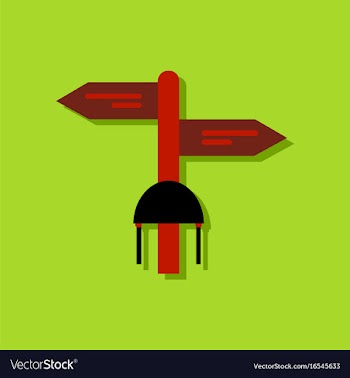 Flat icon design collection military signpost in vector image