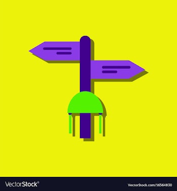 Flat icon design collection military signpost in vector image