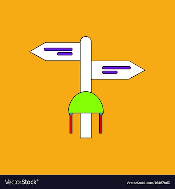 Flat icon design collection military signpost vector image