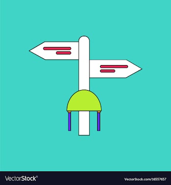 Flat icon design collection military signpost vector image