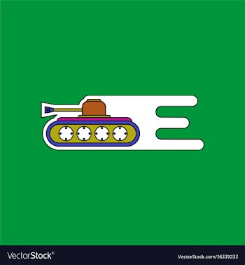 Flat icon design collection military tank high vector image