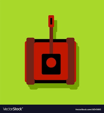Flat icon design collection military tank in vector image