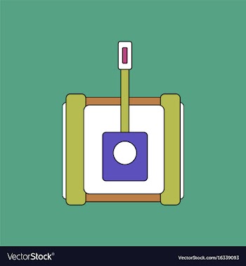 Flat icon design collection military tank vector image